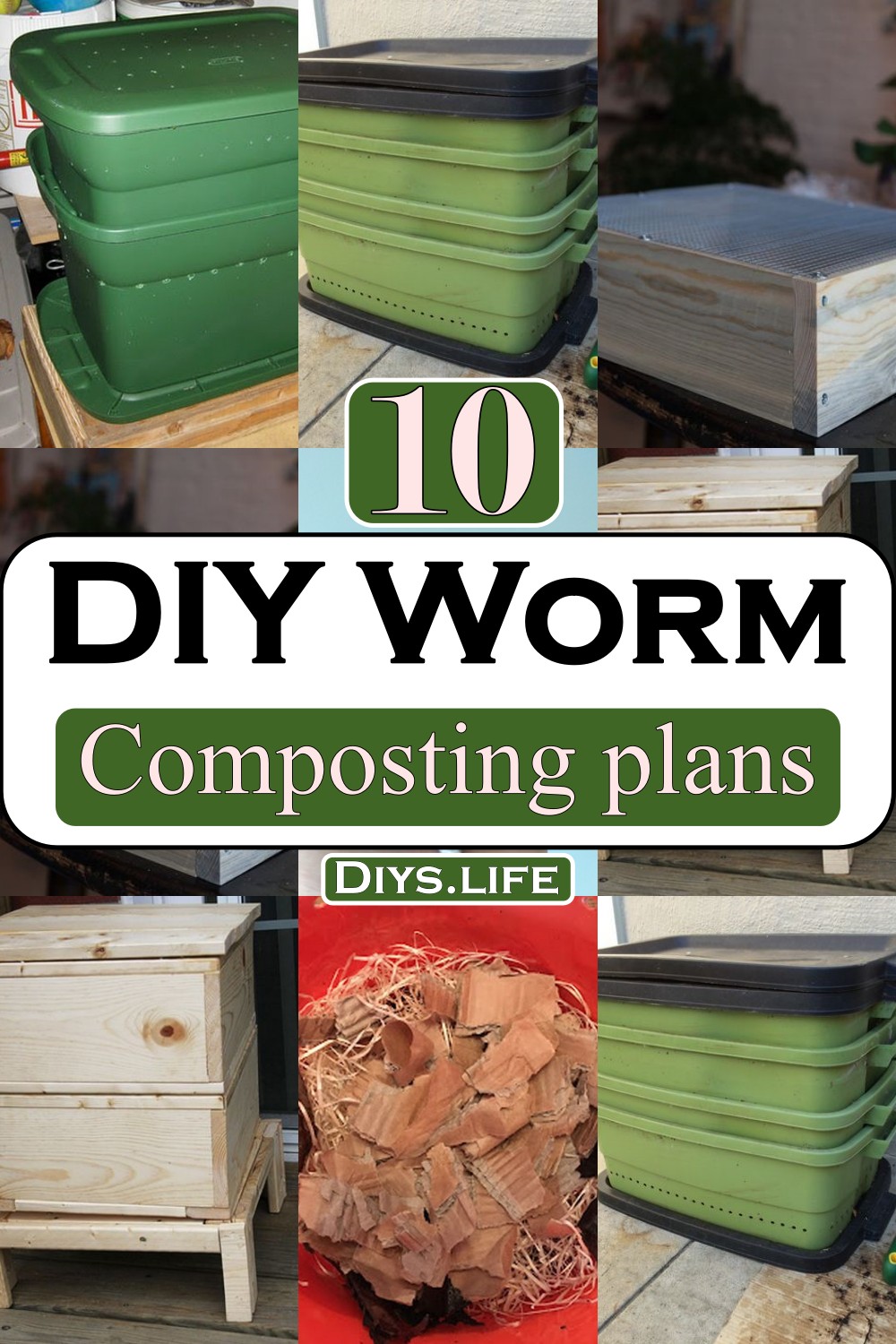 DIY Worm Composting plans