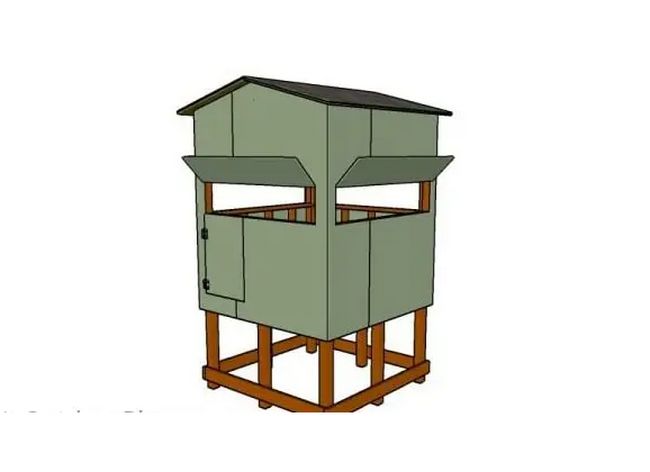 Elevated hunting Blind