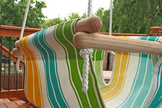 Hammock-Style Porch Swing For Babies