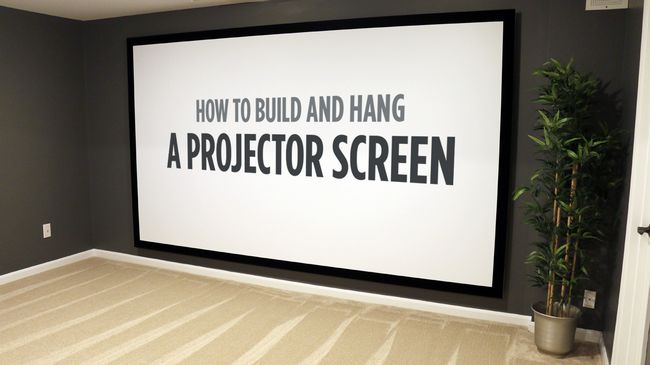 Large Projection Screen