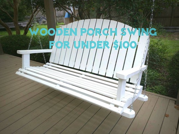 DIY Wooden Porch Swing Plan