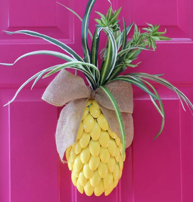 Add A DIY Pineapple To Your Front Door