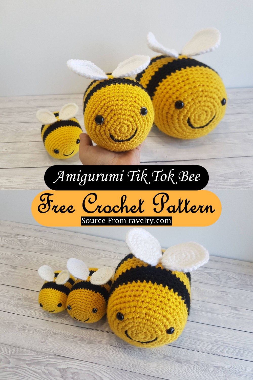 Crochet Bee Tik Tok