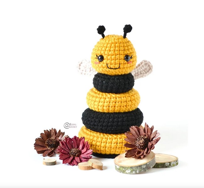 Stuffed Crochet Bee Toy Pattern