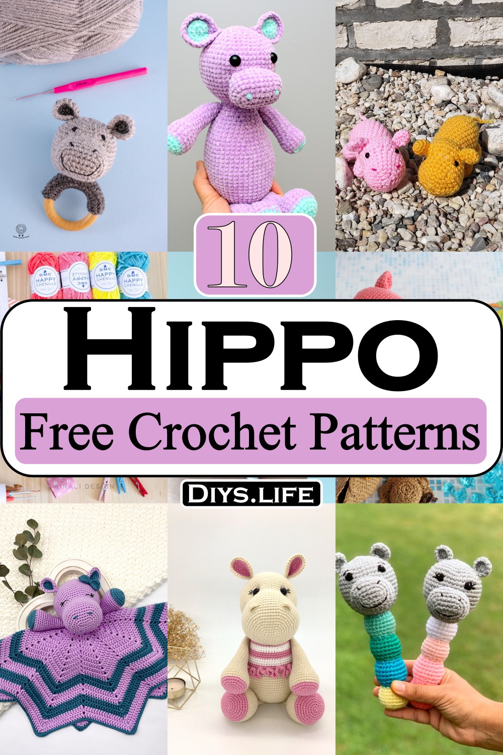 Crochet Hippo Patterns 1