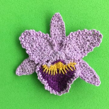 Crochet Orchid