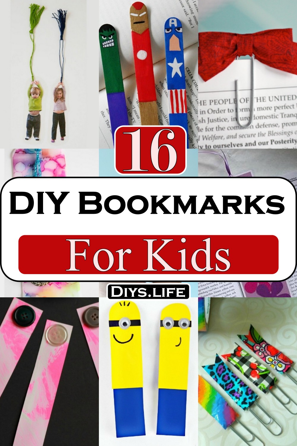 DIY Bookmarks For Kids 
