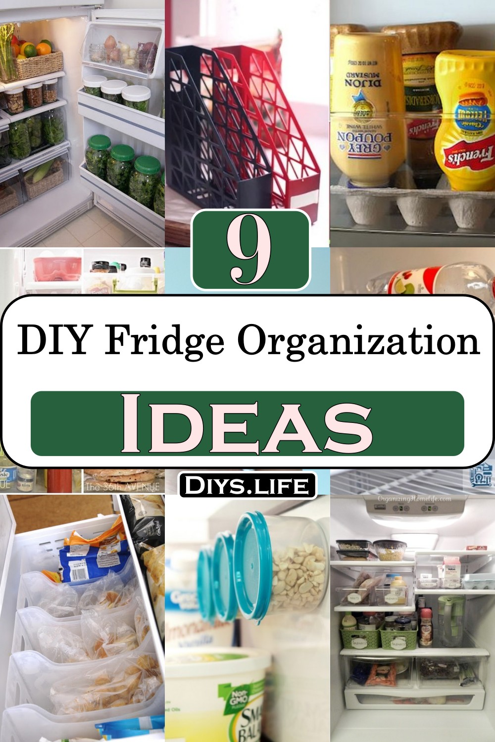 DIY Fridge Organization Ideas