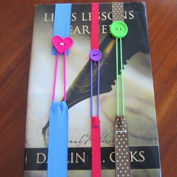 Ribbon Bookmarks DIY 