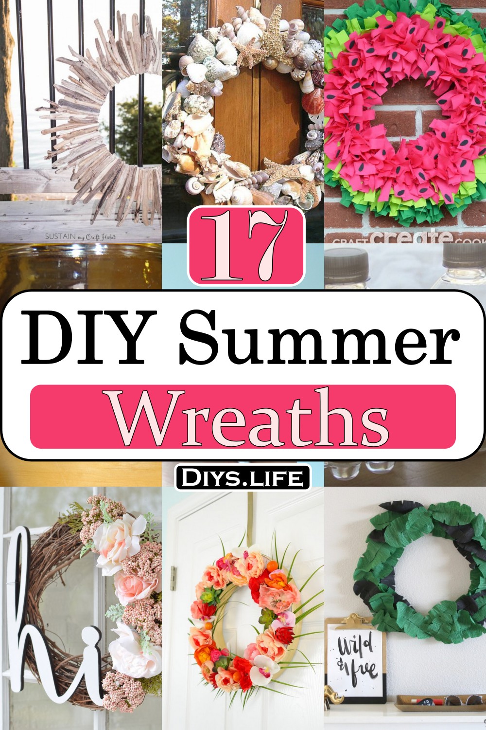 DIY Summer Wreaths