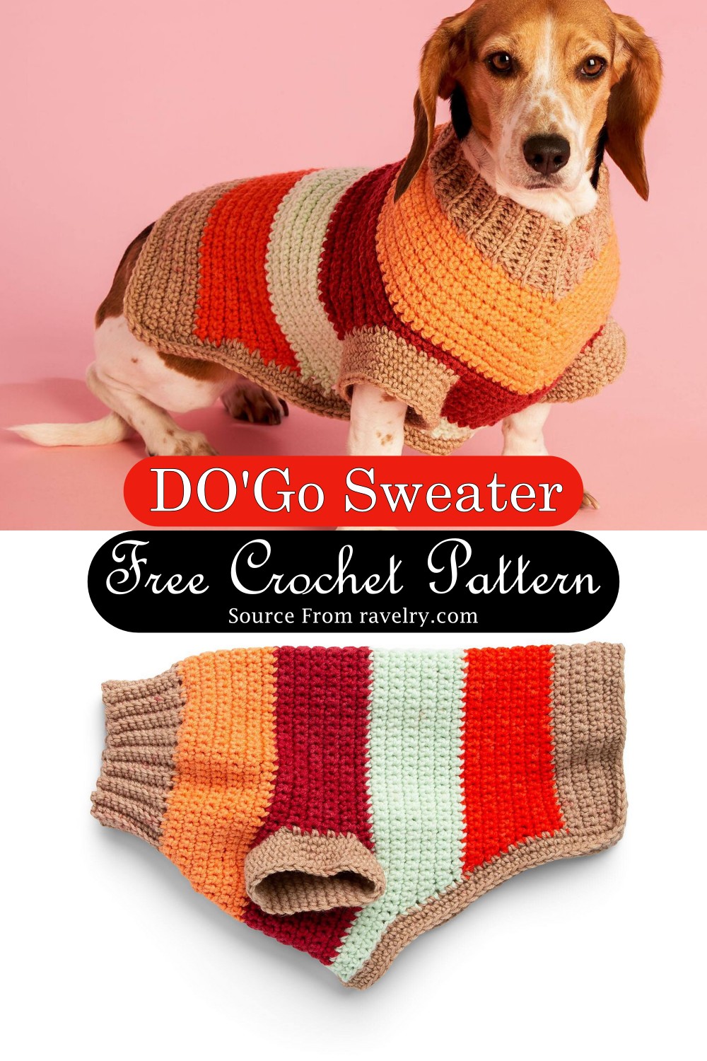 Easy Crochet Dog Sweater