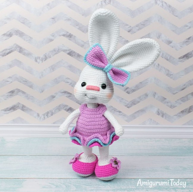 Free Crochet Bunny Rag Doll Pattern