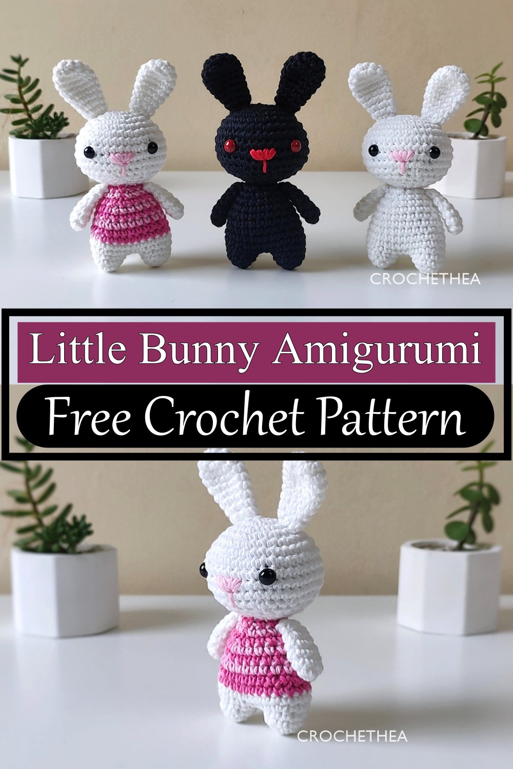Little Crochet Bunny Amigurumi