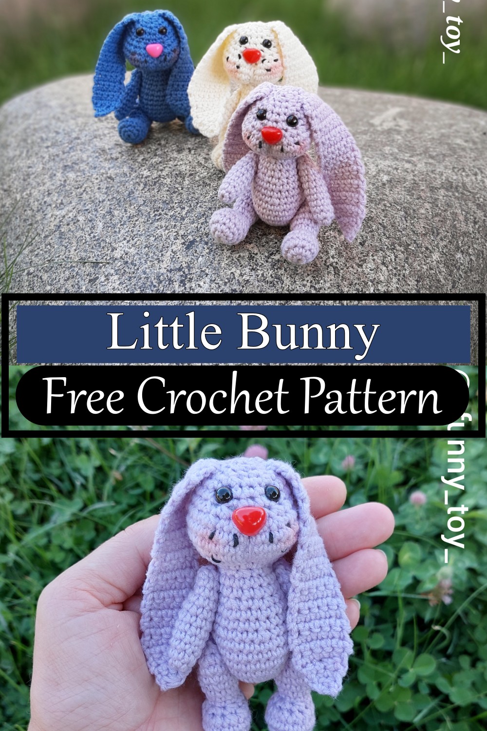 Little Free Crochet Bunny Pattern