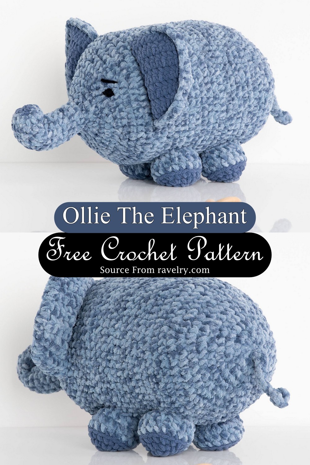 Stuffed Crochet Elephant