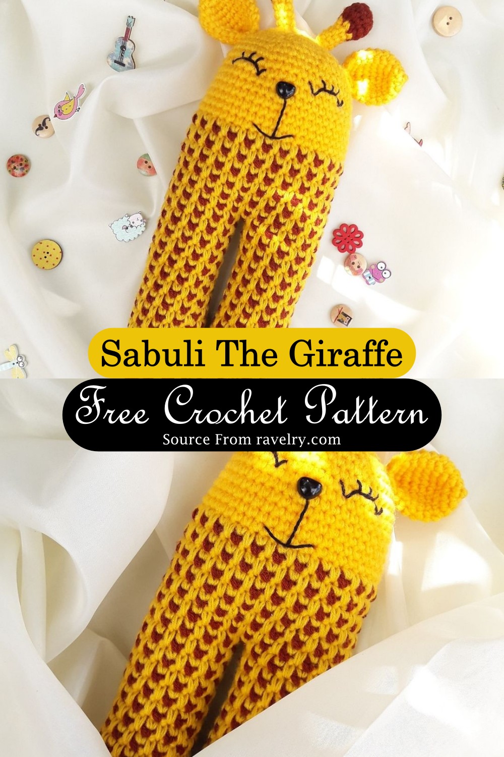 Crochet Giraffe Stuffed Animal