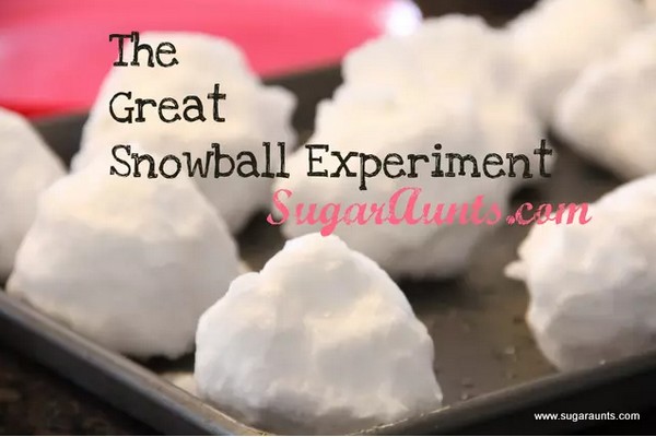 Snow Forming Experiment For Kids