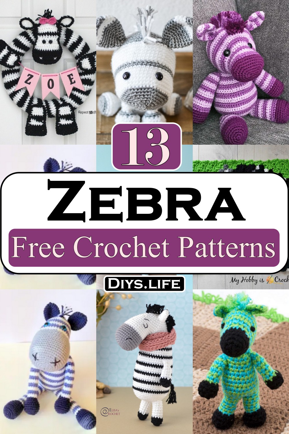Crochet Zebra Patterns
