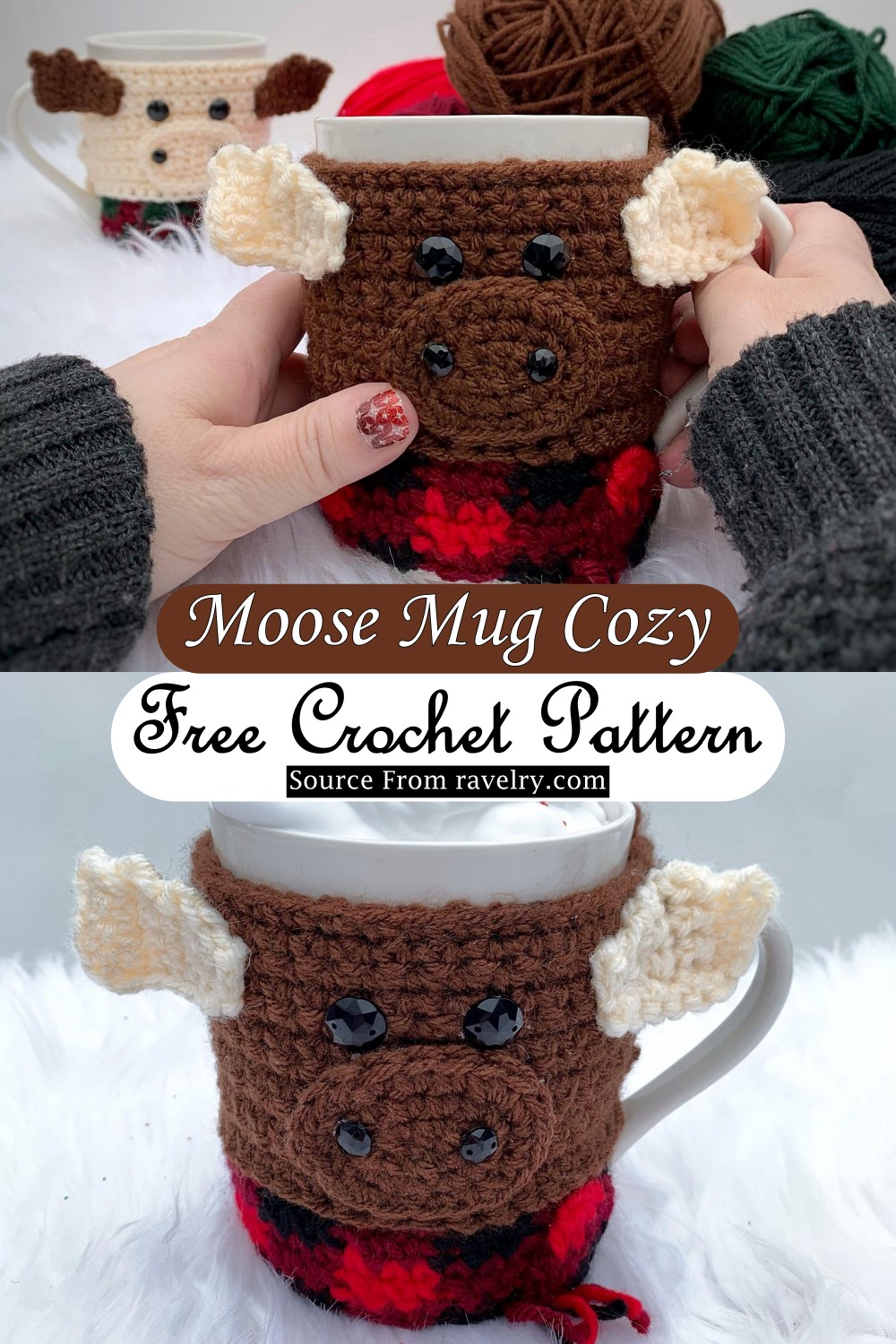 Moose Mug Cozy