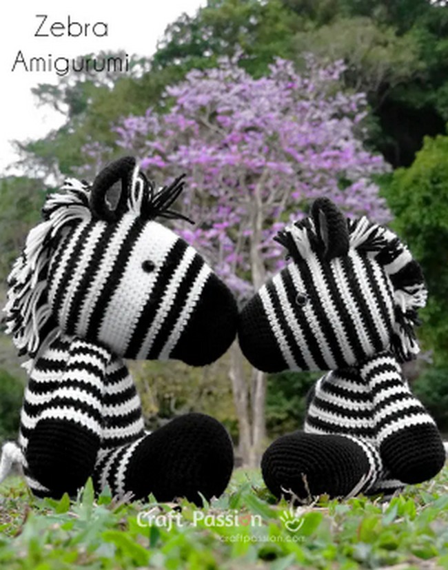 Zebra Amigurumi Crochet Pattern