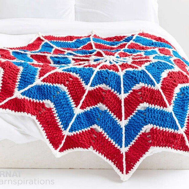 Whimsical Bernat Blanket Spider Pattern