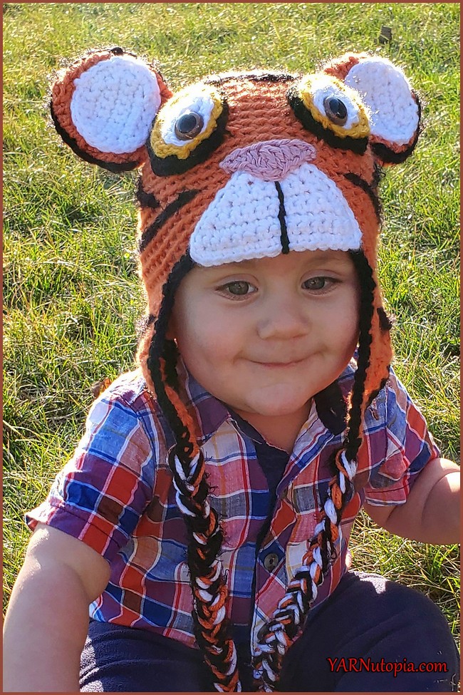 Tiger Hat With Earflaps