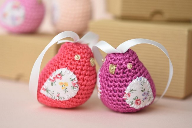 Crochet Dove Ornament