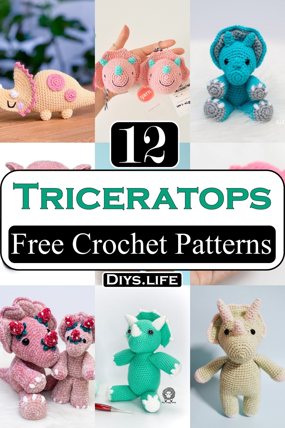 Free Crochet Triceratops Patterns