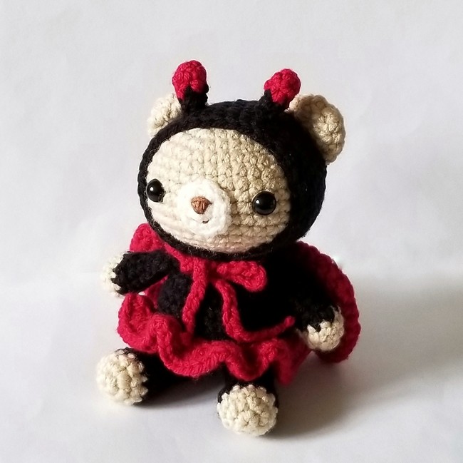 Crochet Ladybug Bear