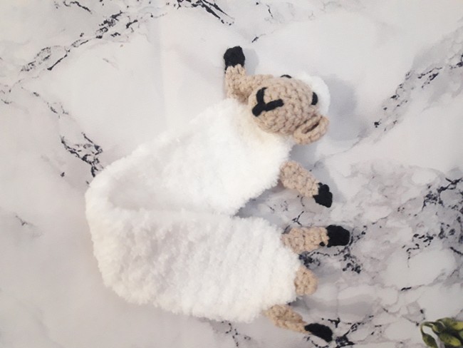 Free Crochet Sheep Bookmark Pattern