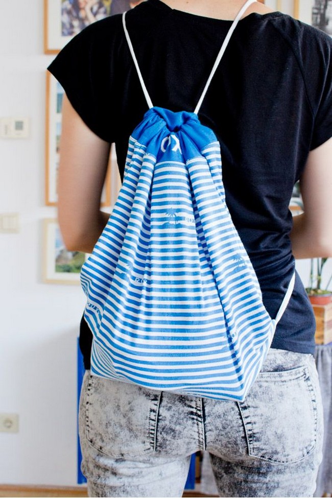 T-shirt To Backpack DIY