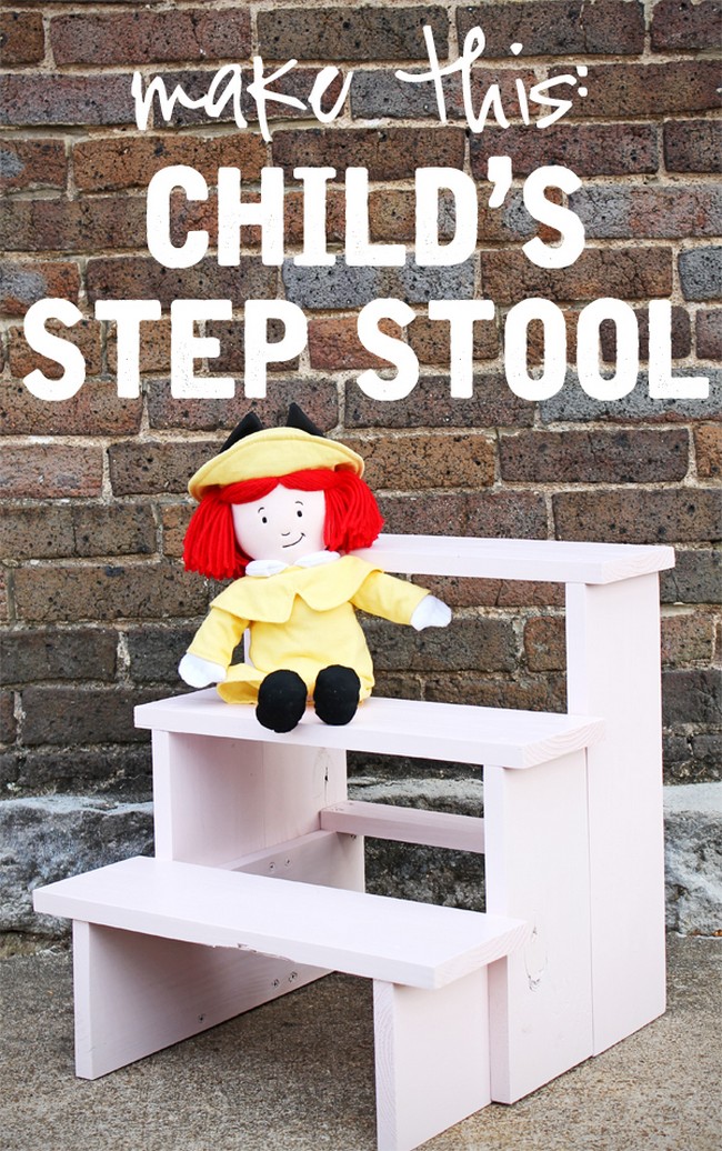 DIY Step Stool For Kids