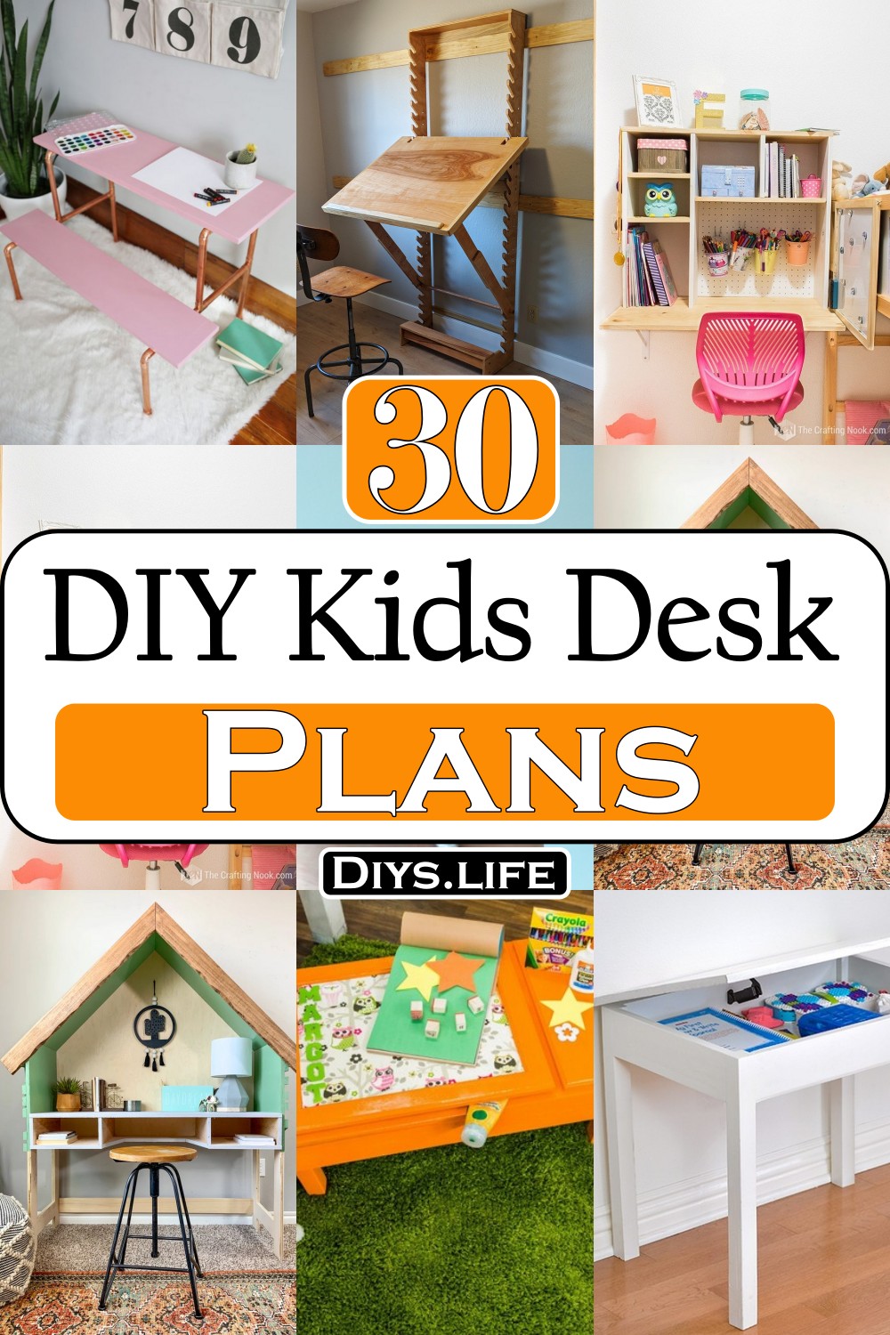 DIY Kids Desk Plans