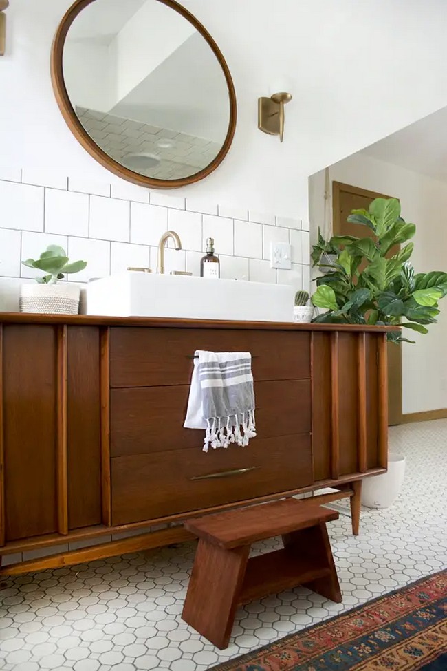 Modern Step Stool For Bathroom Vanity