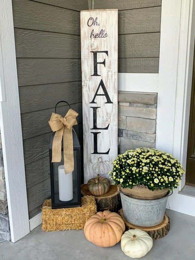 Make Your Own Fall Porch Sign