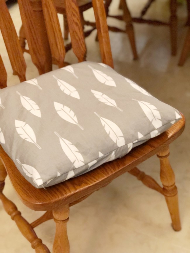 Simple Cushion Covers With Chair Ties