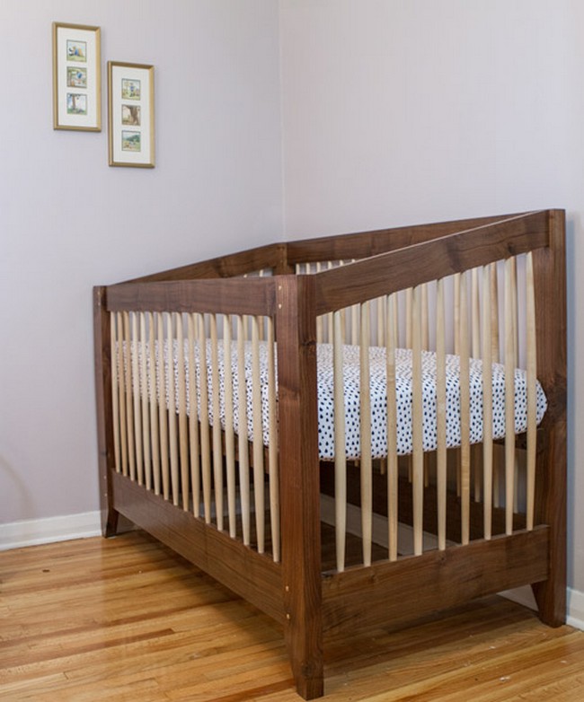 Walnut And Maple kids bed 