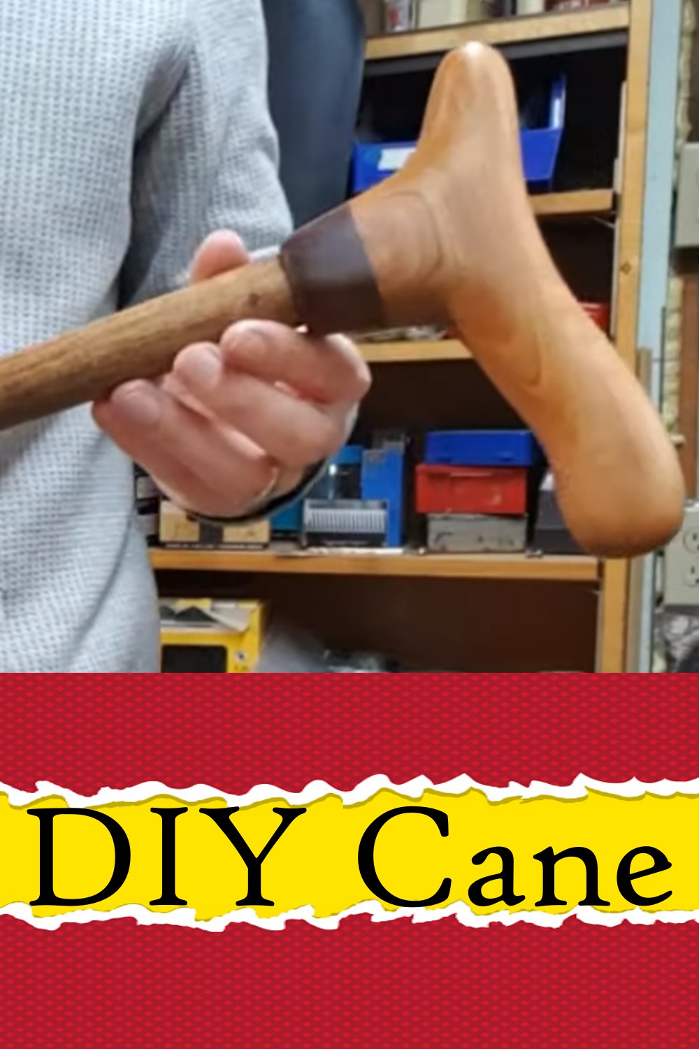 DIY walking Cane