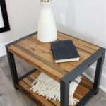 DIY End Table With Shelf