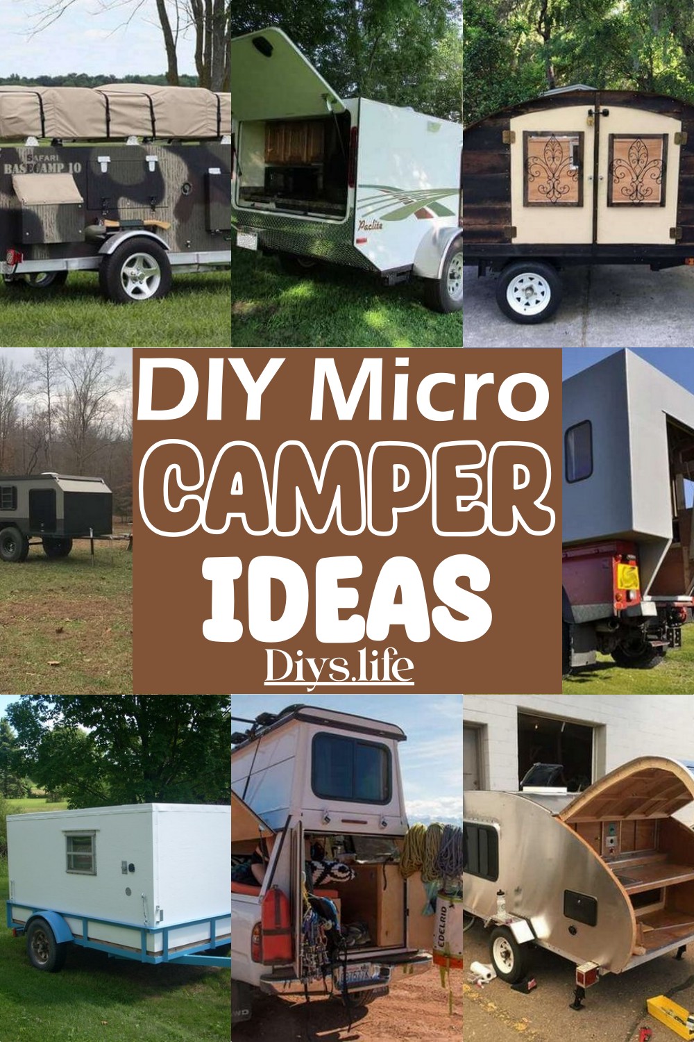 DIY Micro Camper Ideas for trips 