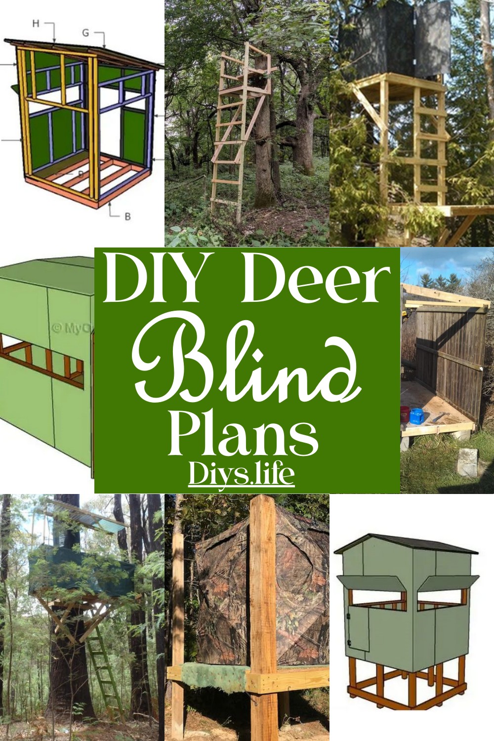 DIY Deer Blind Plans