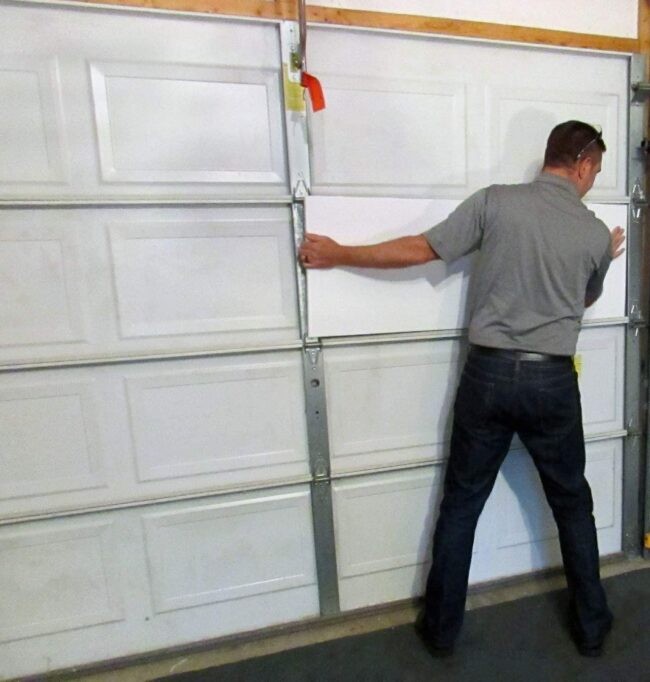 DIY Garage Door Insulation