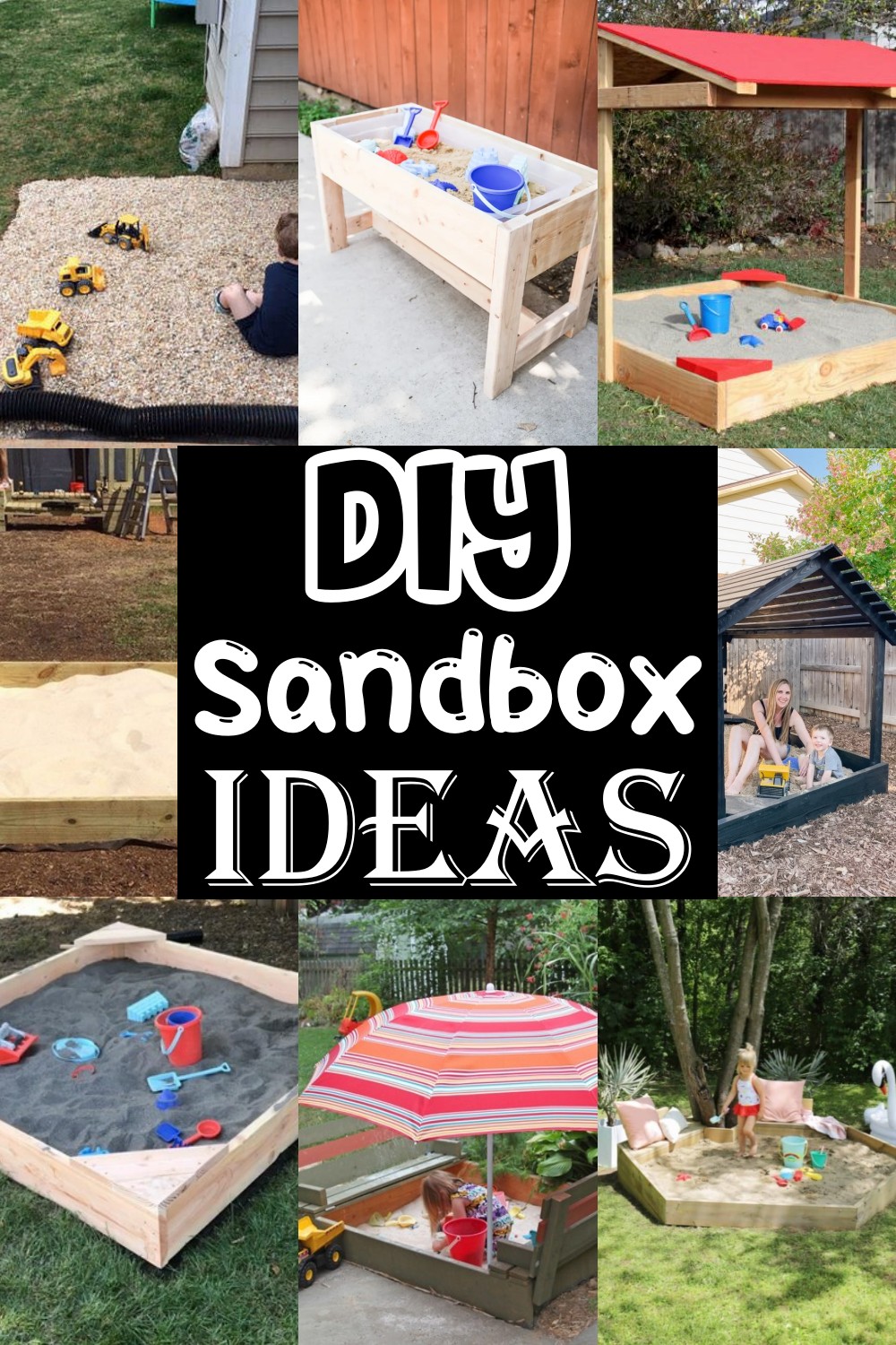 DIY Sandbox Ideas 1