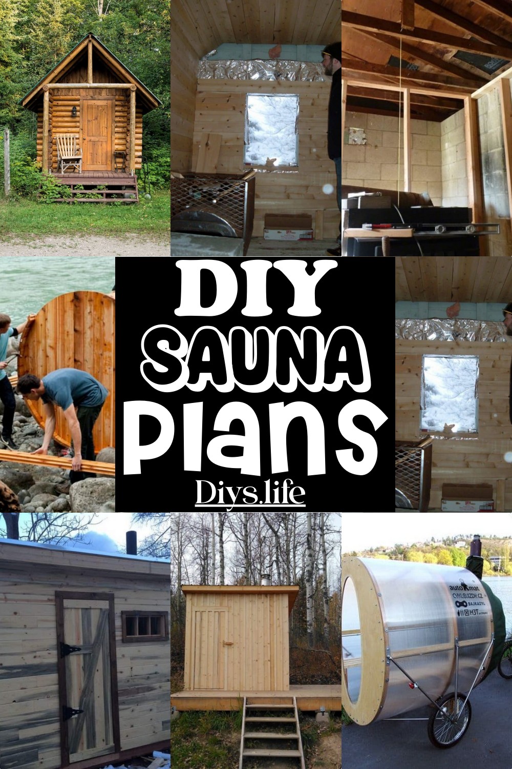 DIY Sauna Plans for steam baths