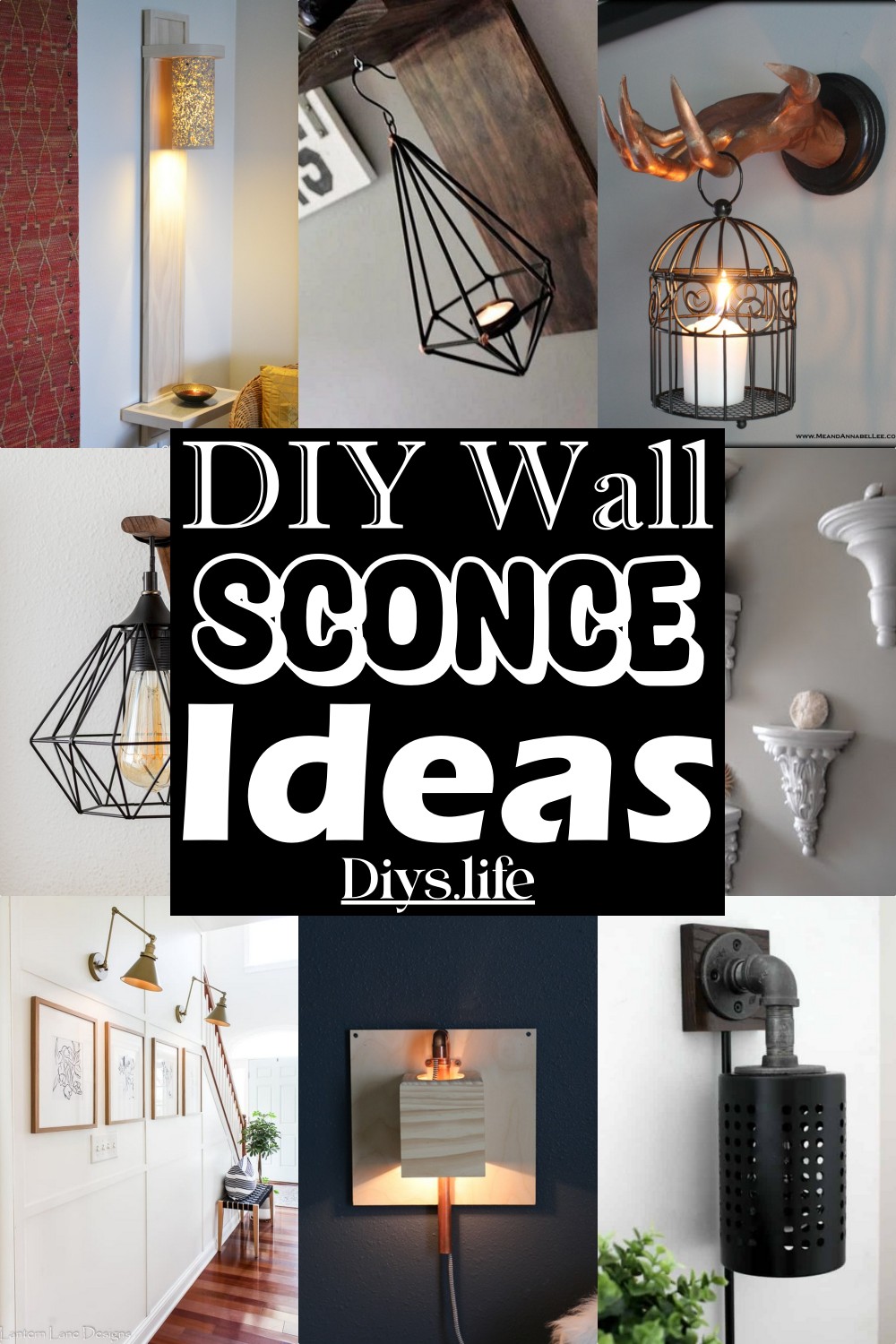 DIY Wall Sconce Ideas 1