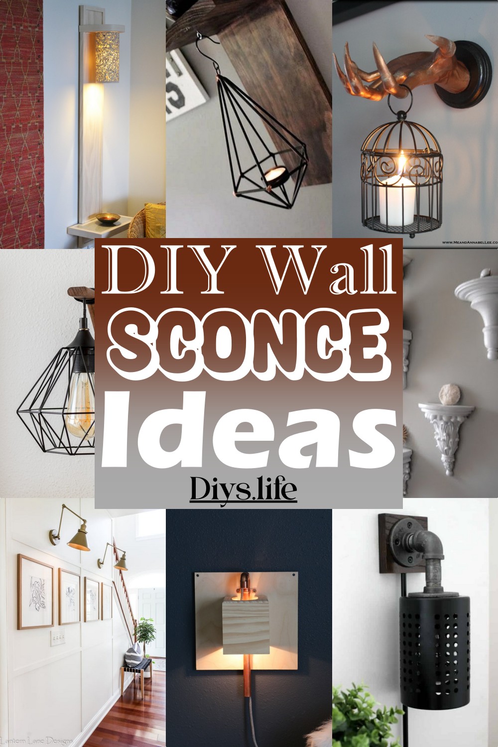 DIY Wall Sconce Ideas