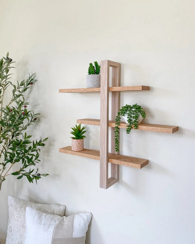 How To Make A Modern DIY Wall Shelf