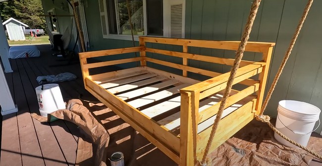 DIY Bed Swing For Porch 1