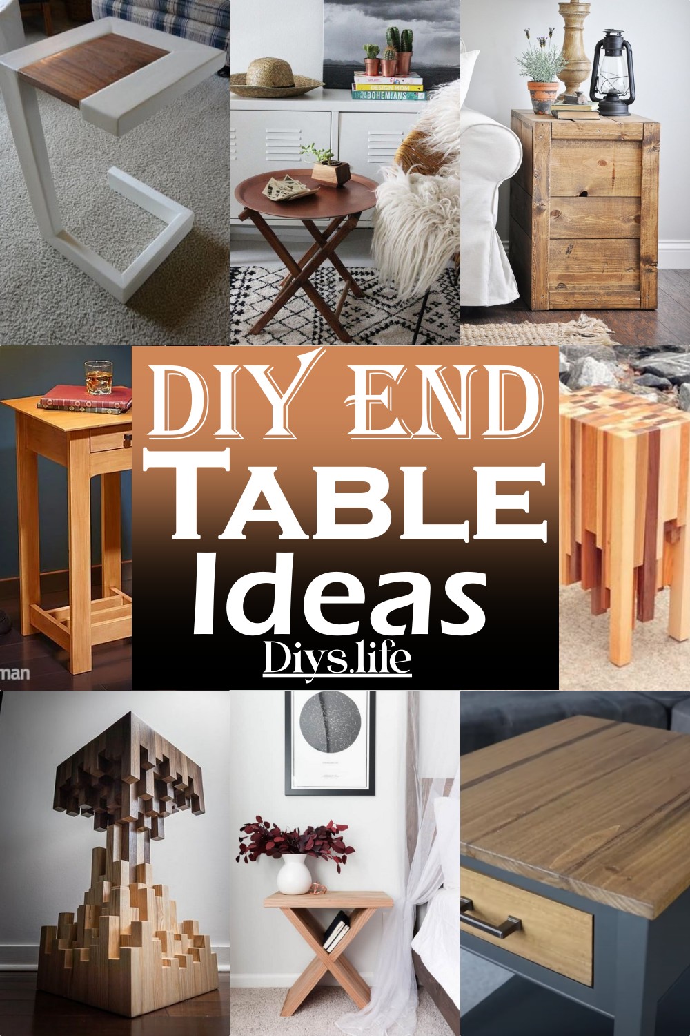 DIY End Table Ideas
