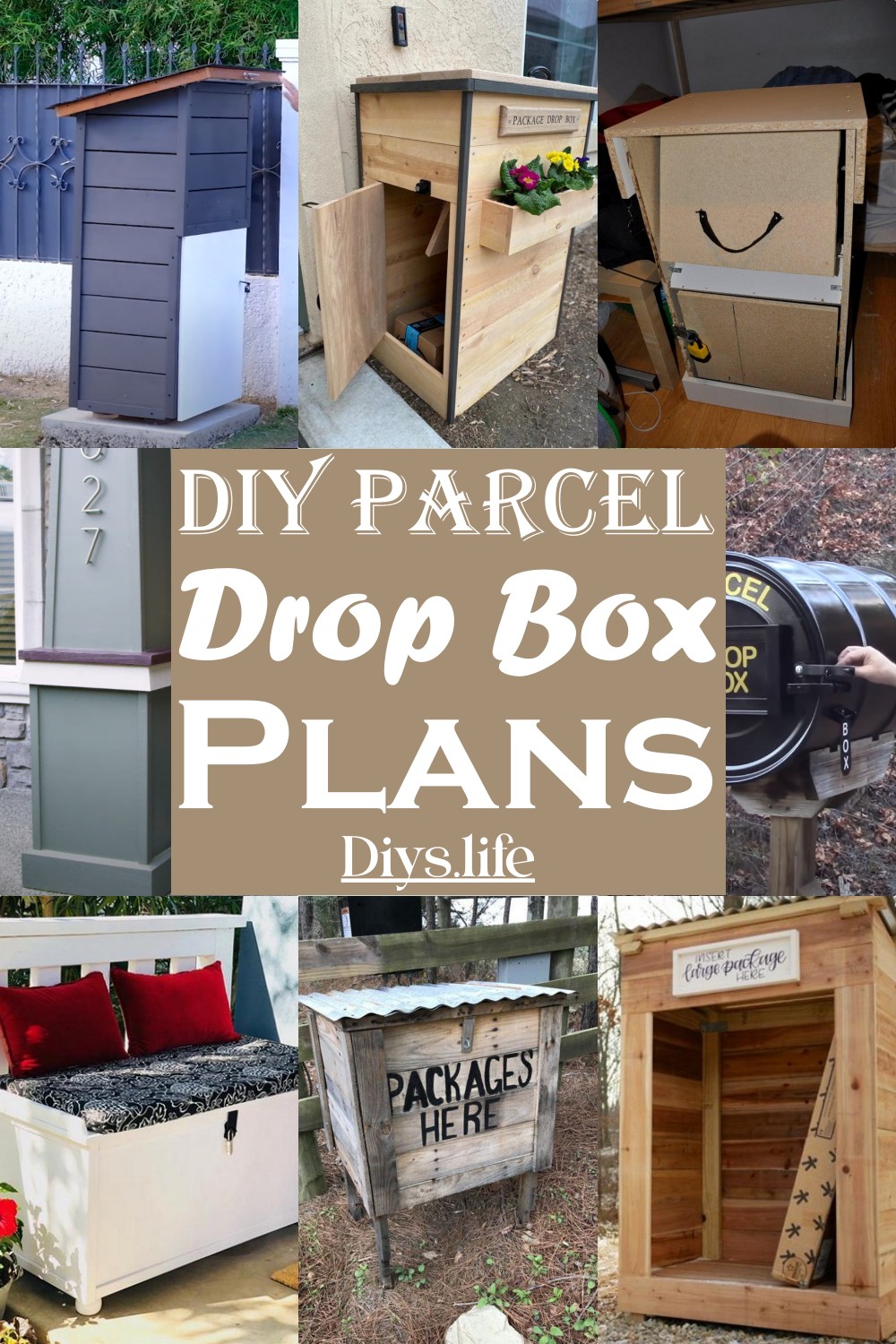 DIY Parcel Drop Box Plans 1